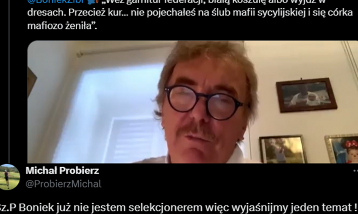 HIT! Michał Probierz ODPOWIADA na garniturową zaczepkę Zbigniewa Bońka!